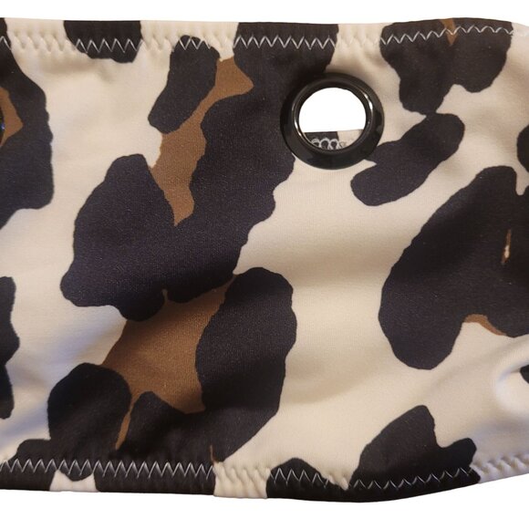 Anthropologie Solid and Striped Women's Size XS Animal Print Bandeau Bikini Top - Picture 8 of 9
